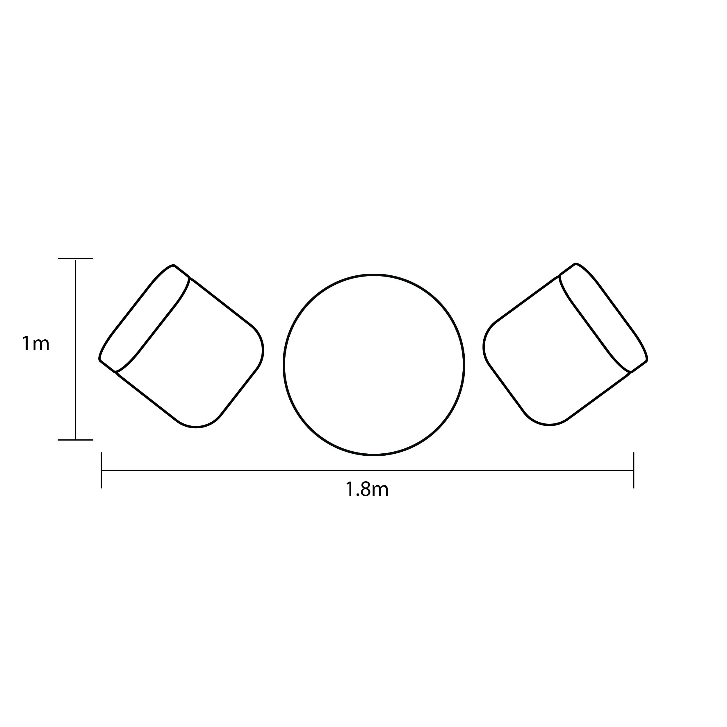 Avebury Bistro Set footprint